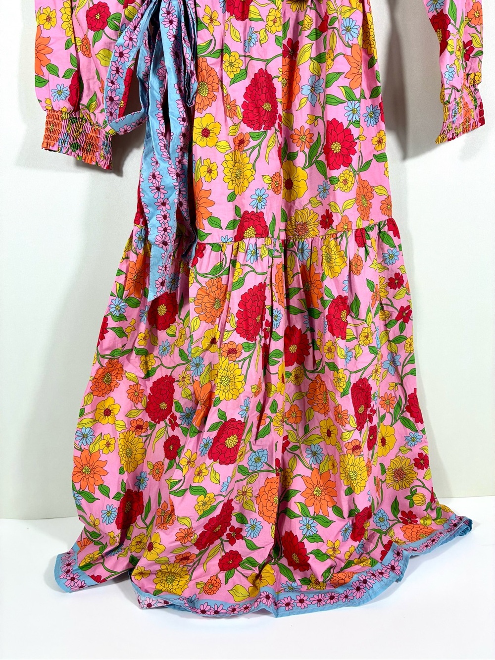 Boden Cecily Floral Long Sleeve Cotton Shirt Dress Dahlia Trail 4 US NWT - Picture 10 of 17
